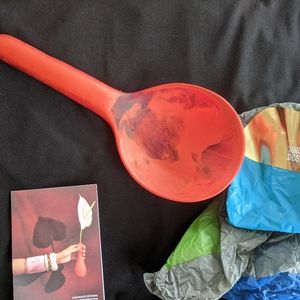 Serving spoon.. Resin. Hand made